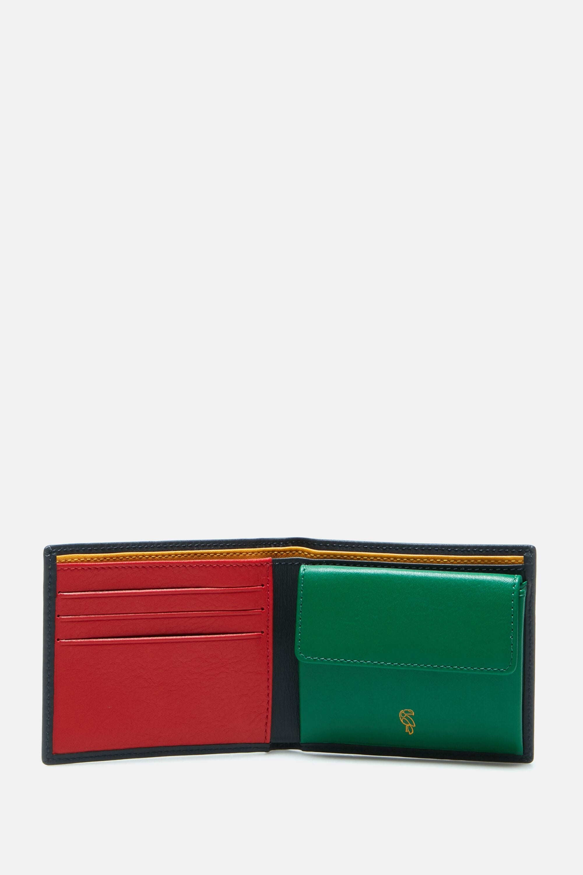 Buy Teakwood Women Green Solid Two Fold Leather Wallet Online