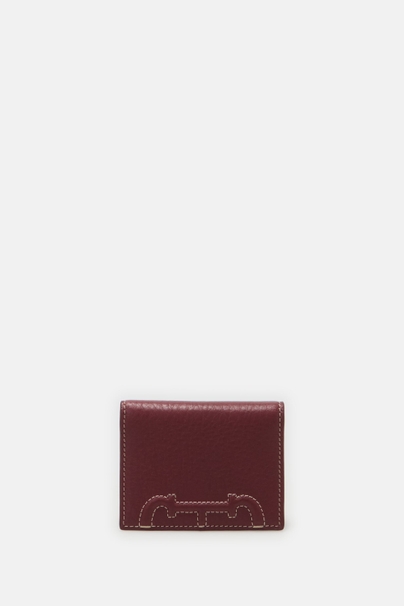 Doma Insignia | Fold Over Card Holder - BURGUNDY