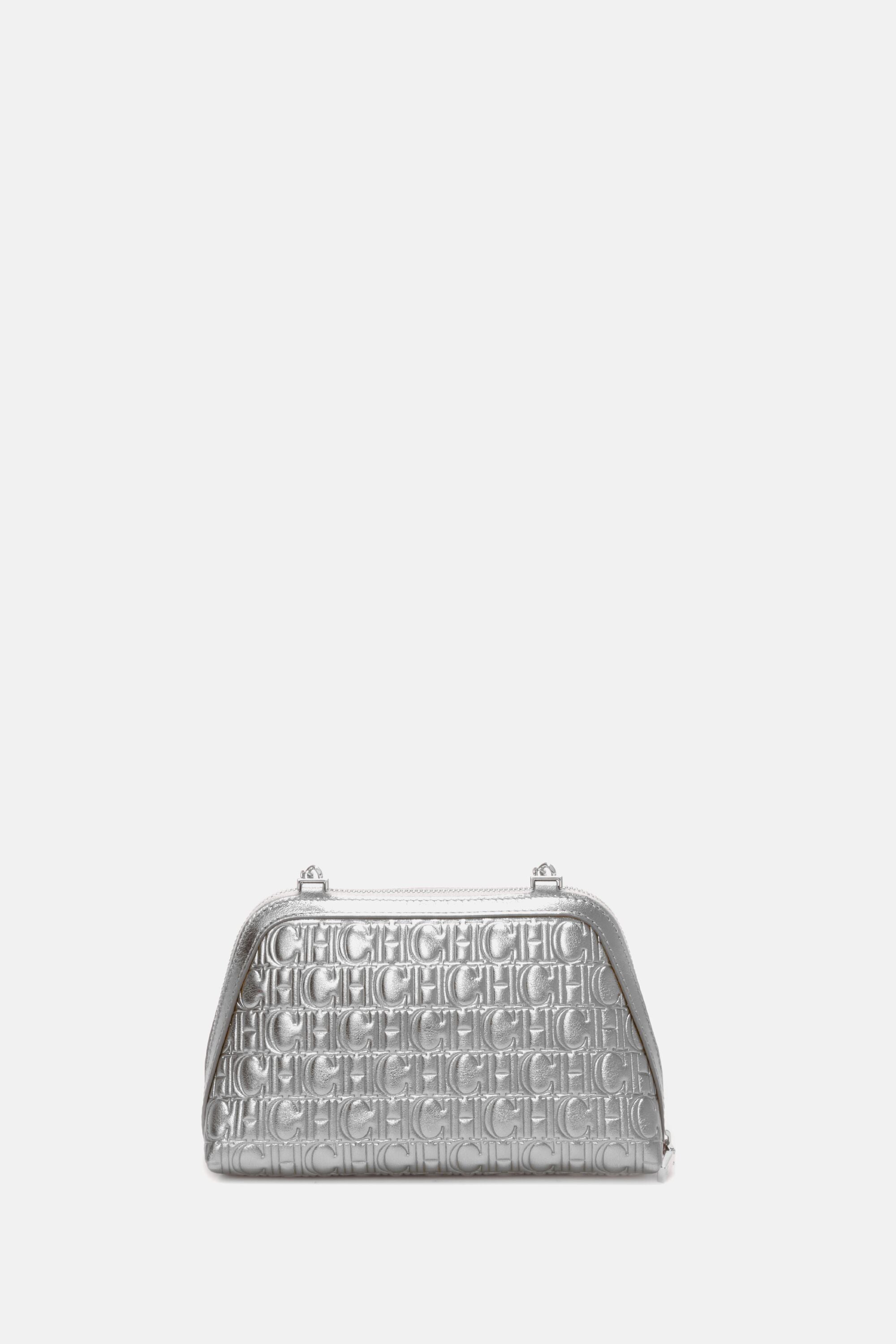 Matryoshka | Crossbody wallet silver - CH Carolina Herrera