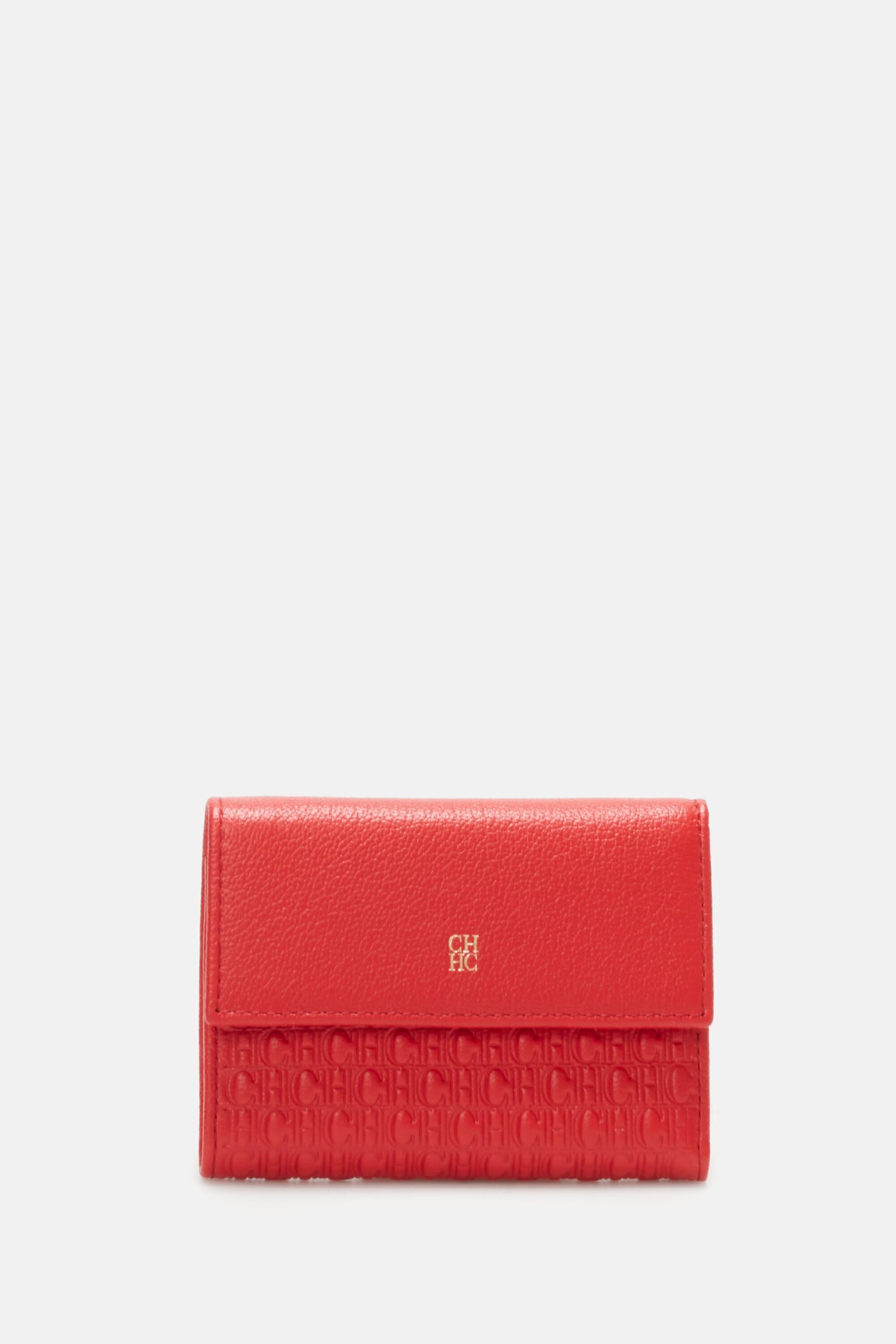 Initials Insignia  American flap wallet mini caracas/red - CH