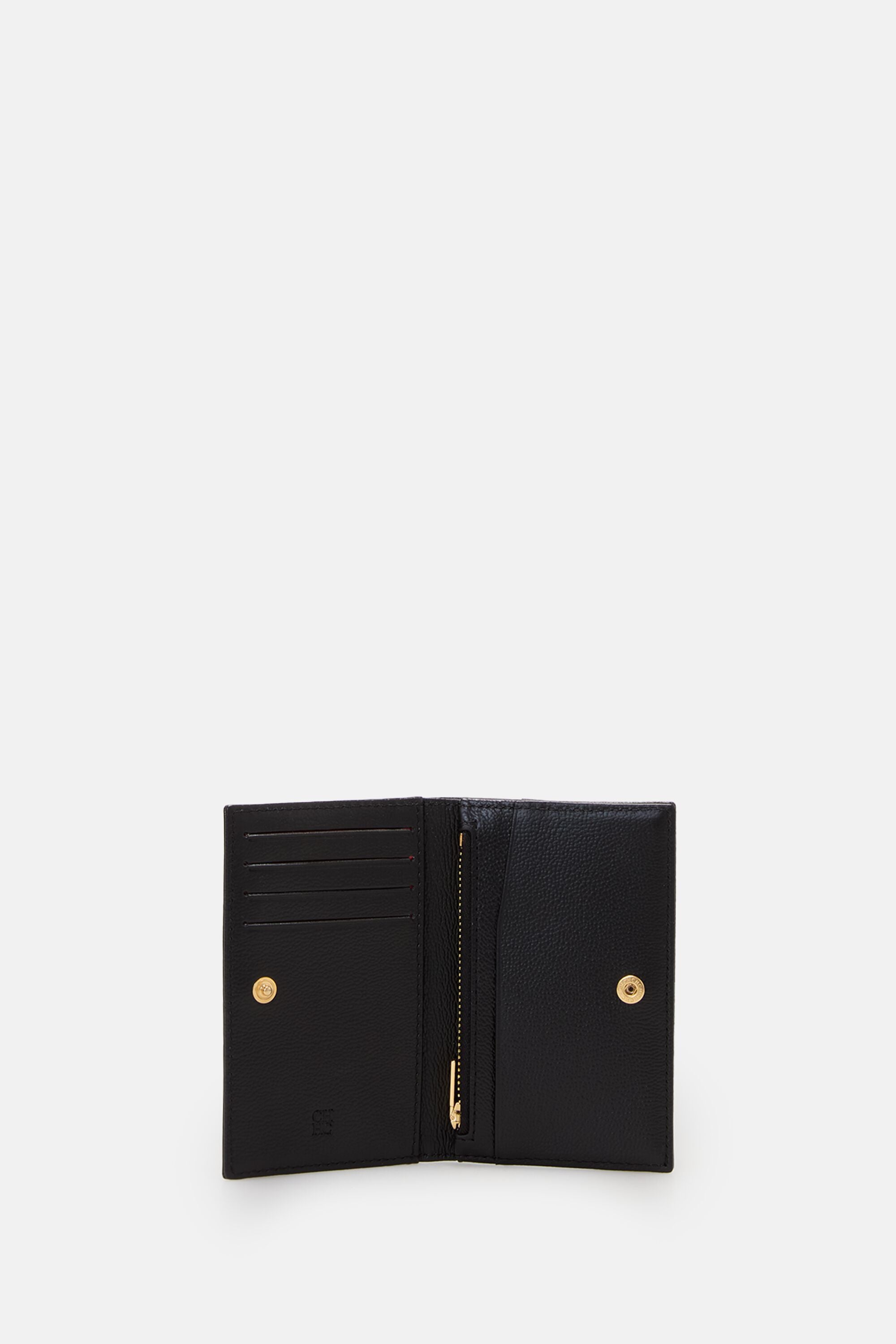 Editors | Fold-over Wallet with Coin Purse black - CH