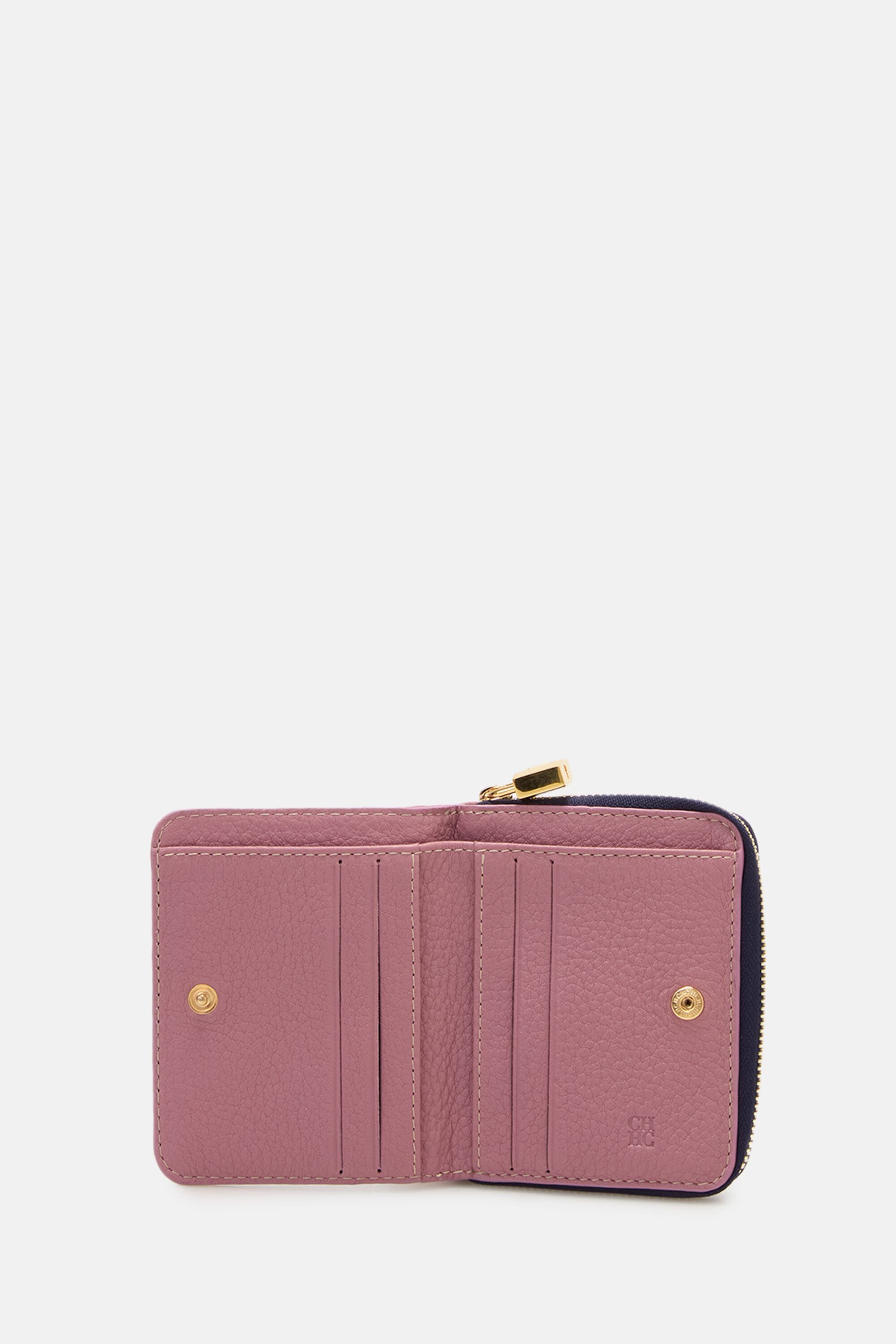 Factory Locked | Zipped Japanese Wallet grayish pink - CH
