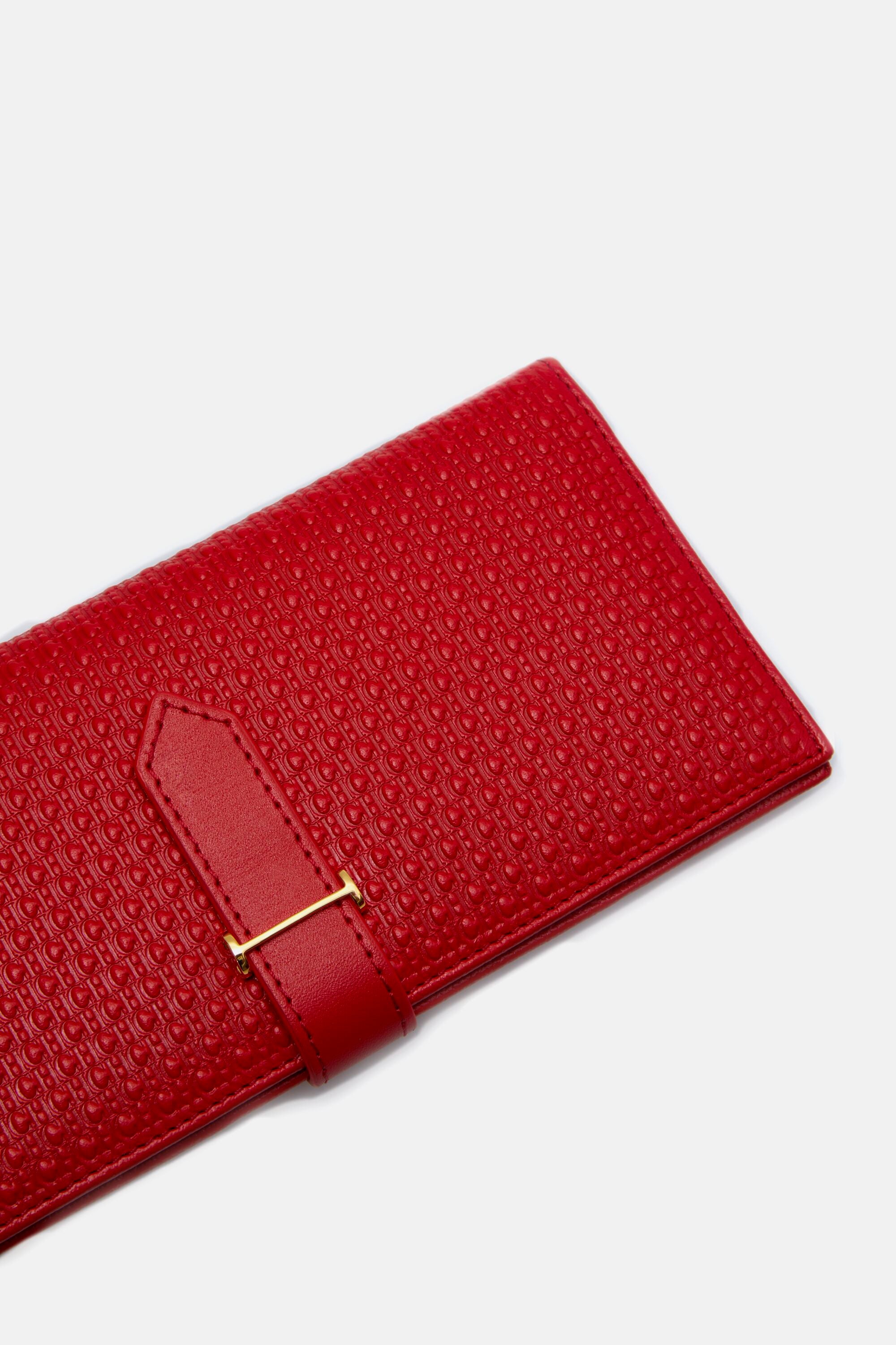Insignia  Fold-over American wallet red - CH Carolina Herrera Italy
