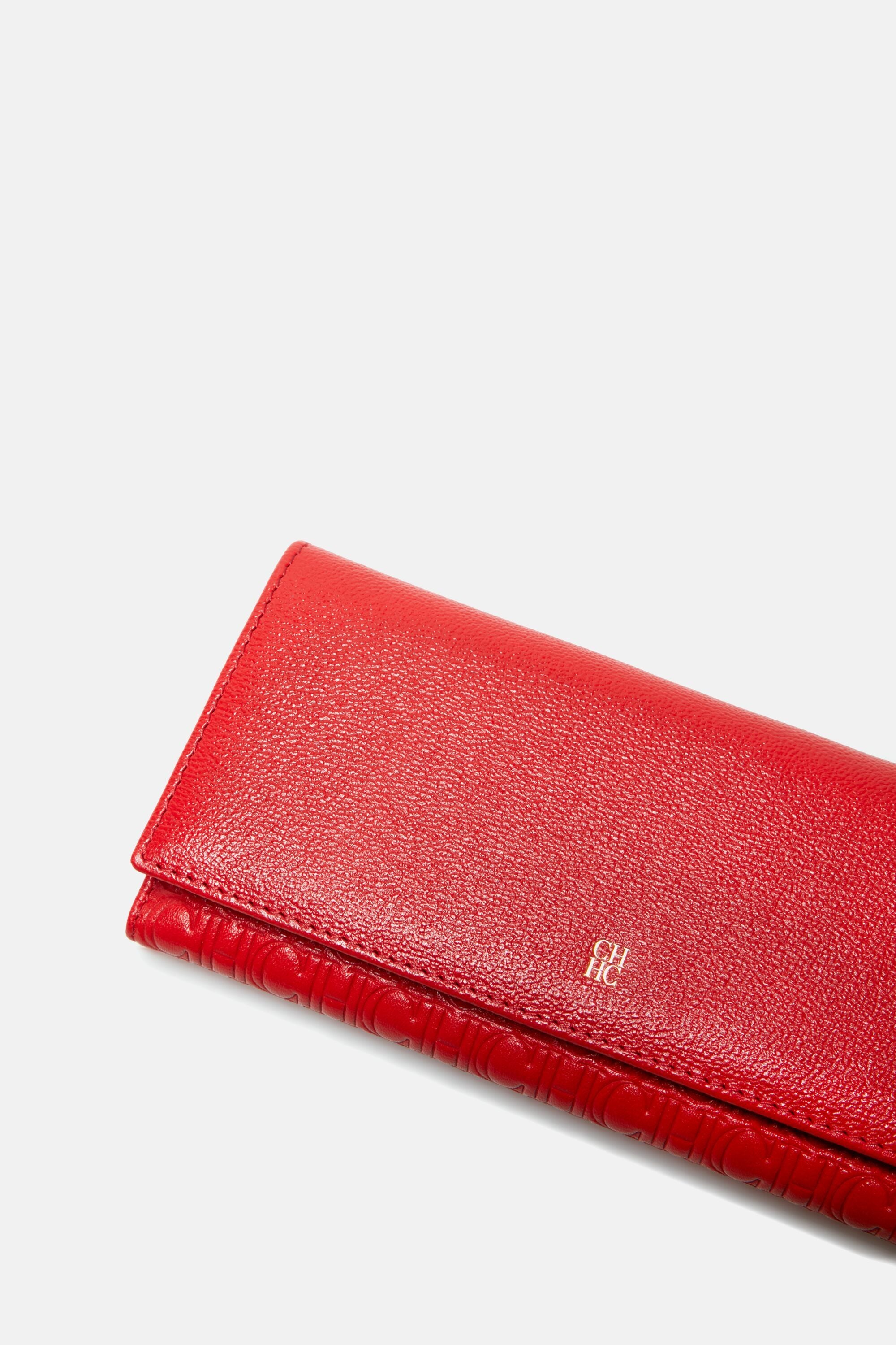 Initials Insignia  American flap wallet red - CH Carolina Herrera United  States