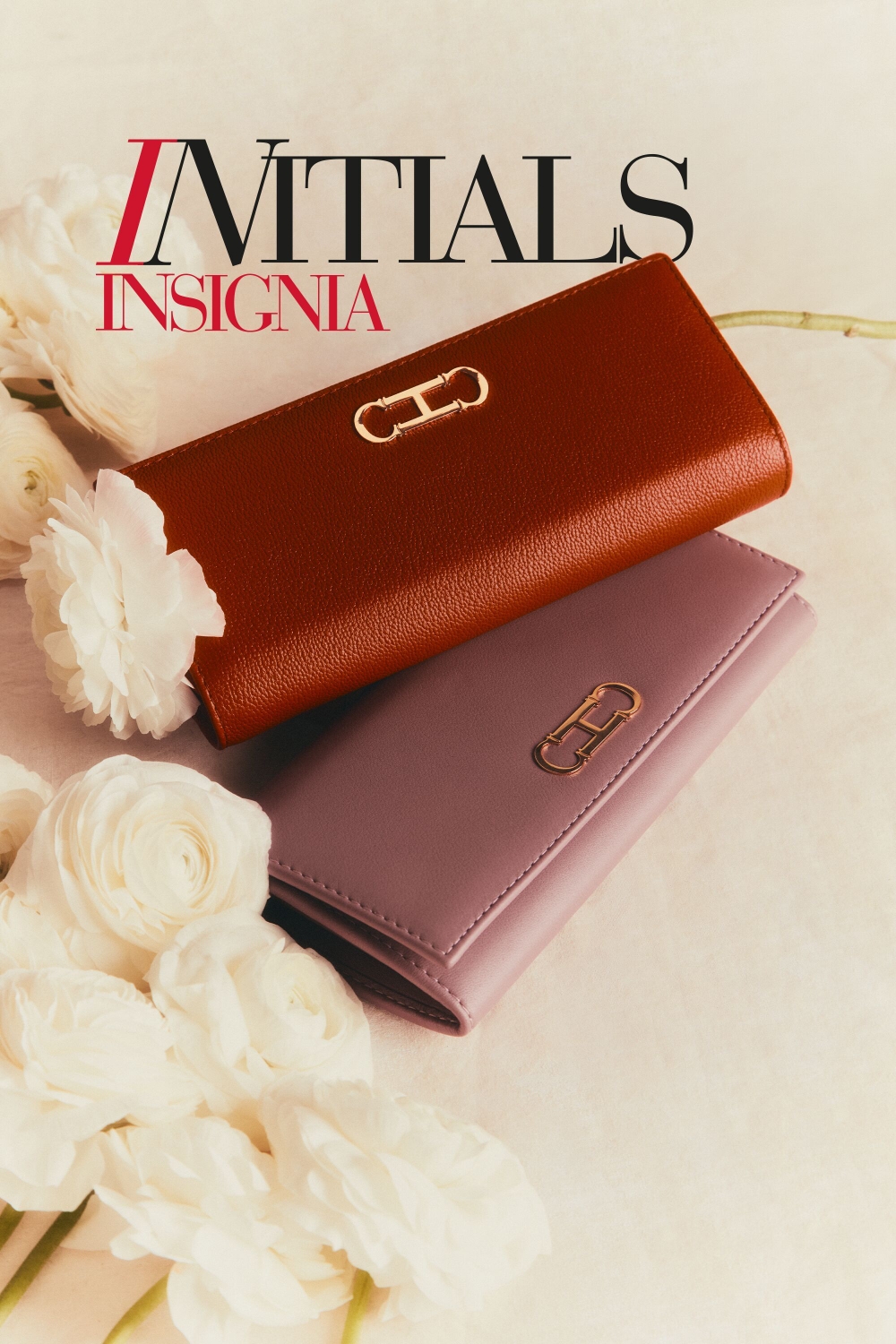 INITIALS INSIGNIA | AMERICAN FLAP WALLET