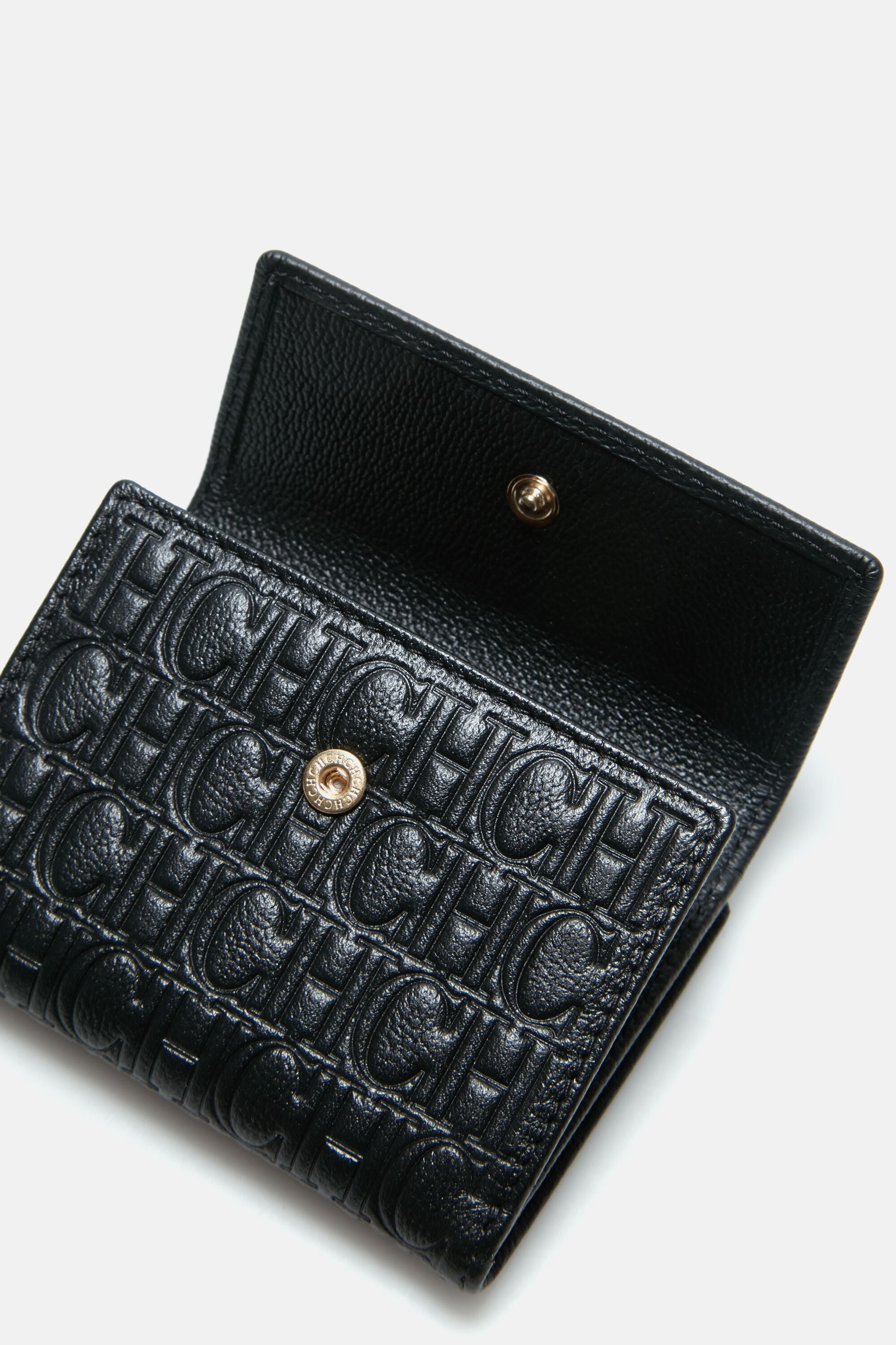 Compact Wallets  Dior Mens Compact Wallet Ebony Grained Calfskin