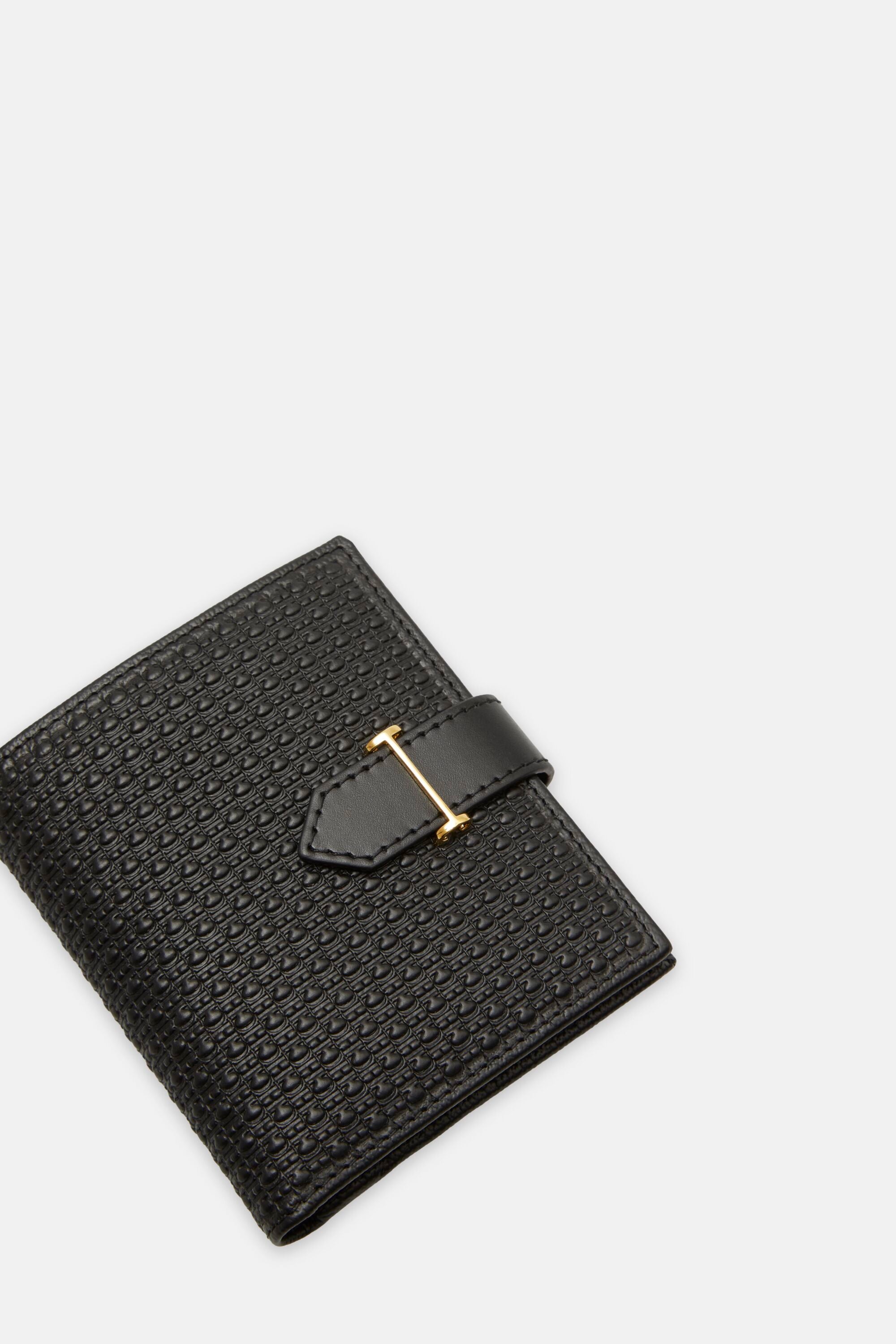Insignia | Fold-over japanese wallet black - CH Carolina Herrera 