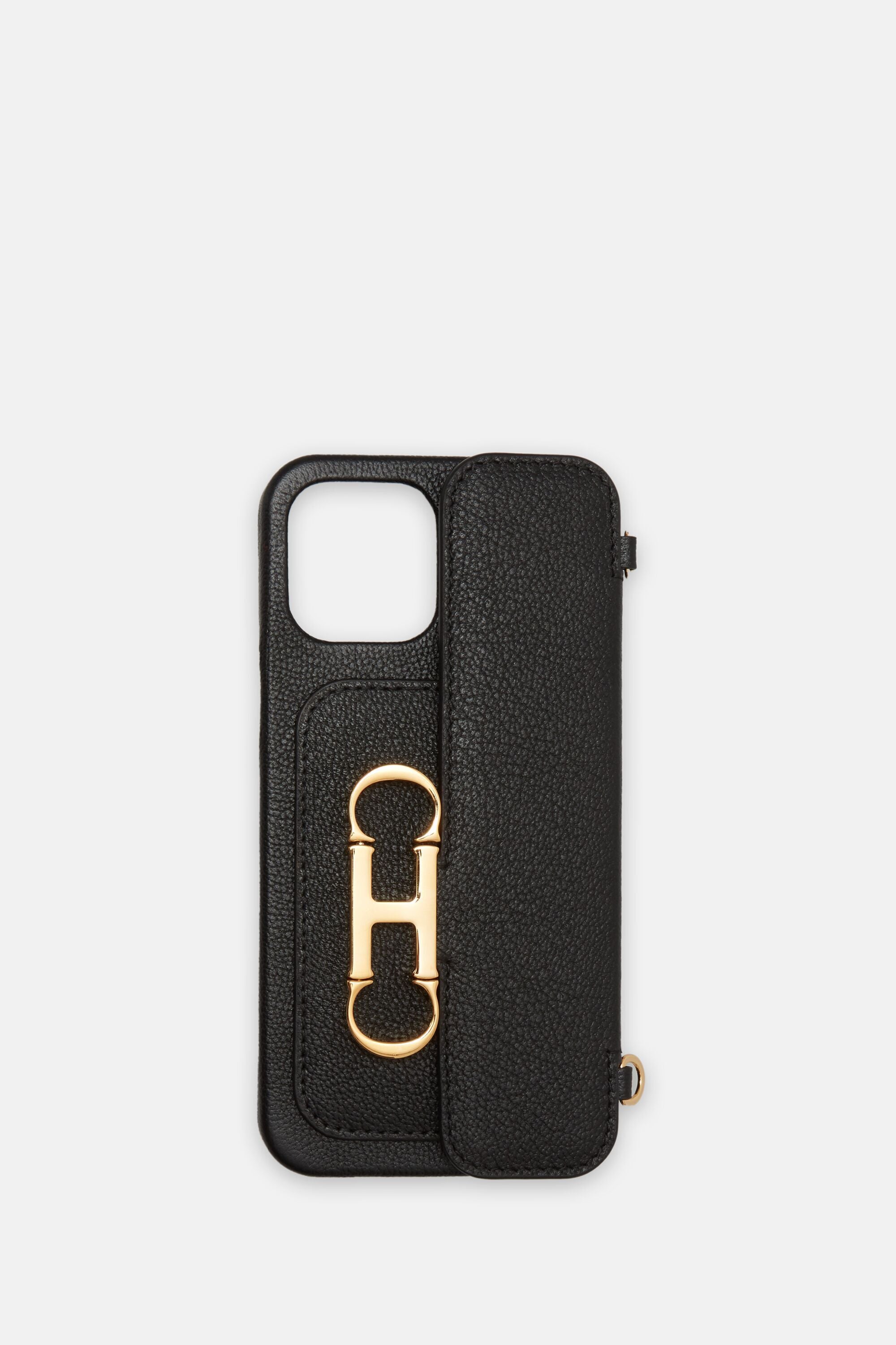 Initials Insignia iPhone 12/12 Pro hanging case black - CH