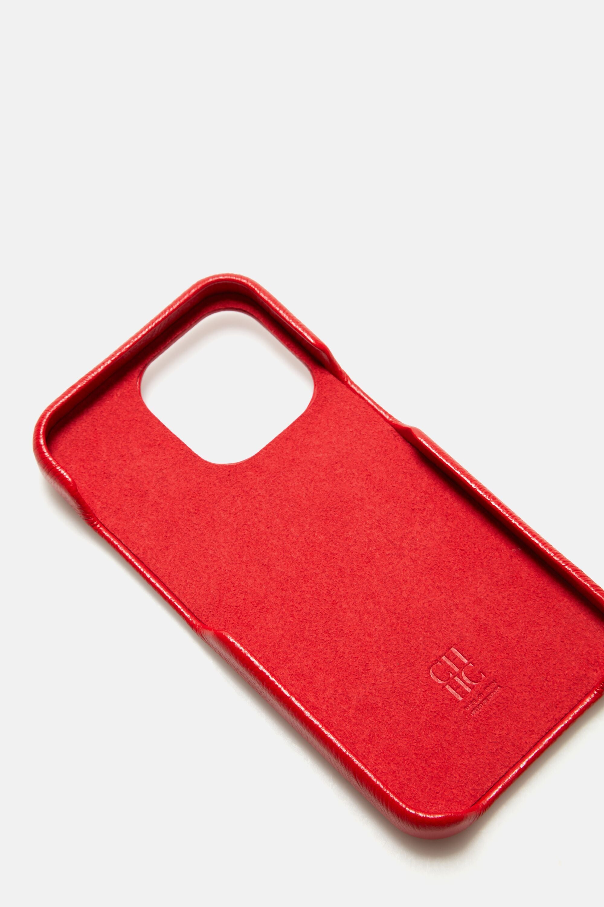 Traveller  Funda iPhone 13 Pro Max rojo/micro caracas - CH