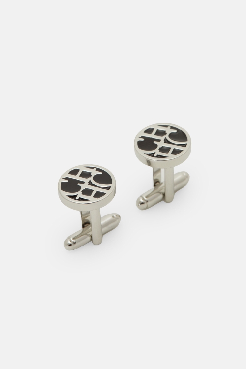 SIGNET CUFFLINKS WITH ENAMEL