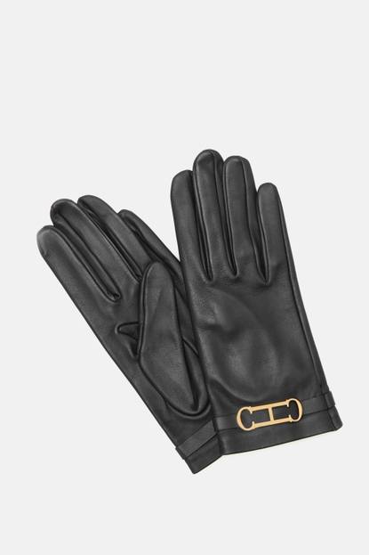 Guantes de piel Initials Insignia