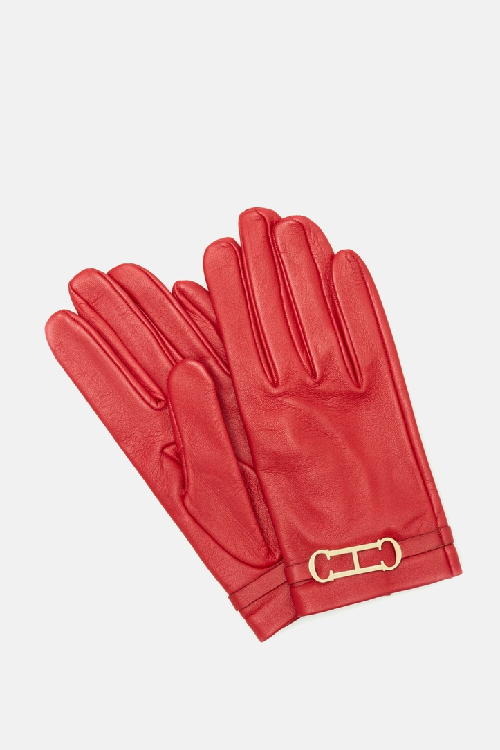 Guantes de piel Initials Insignia