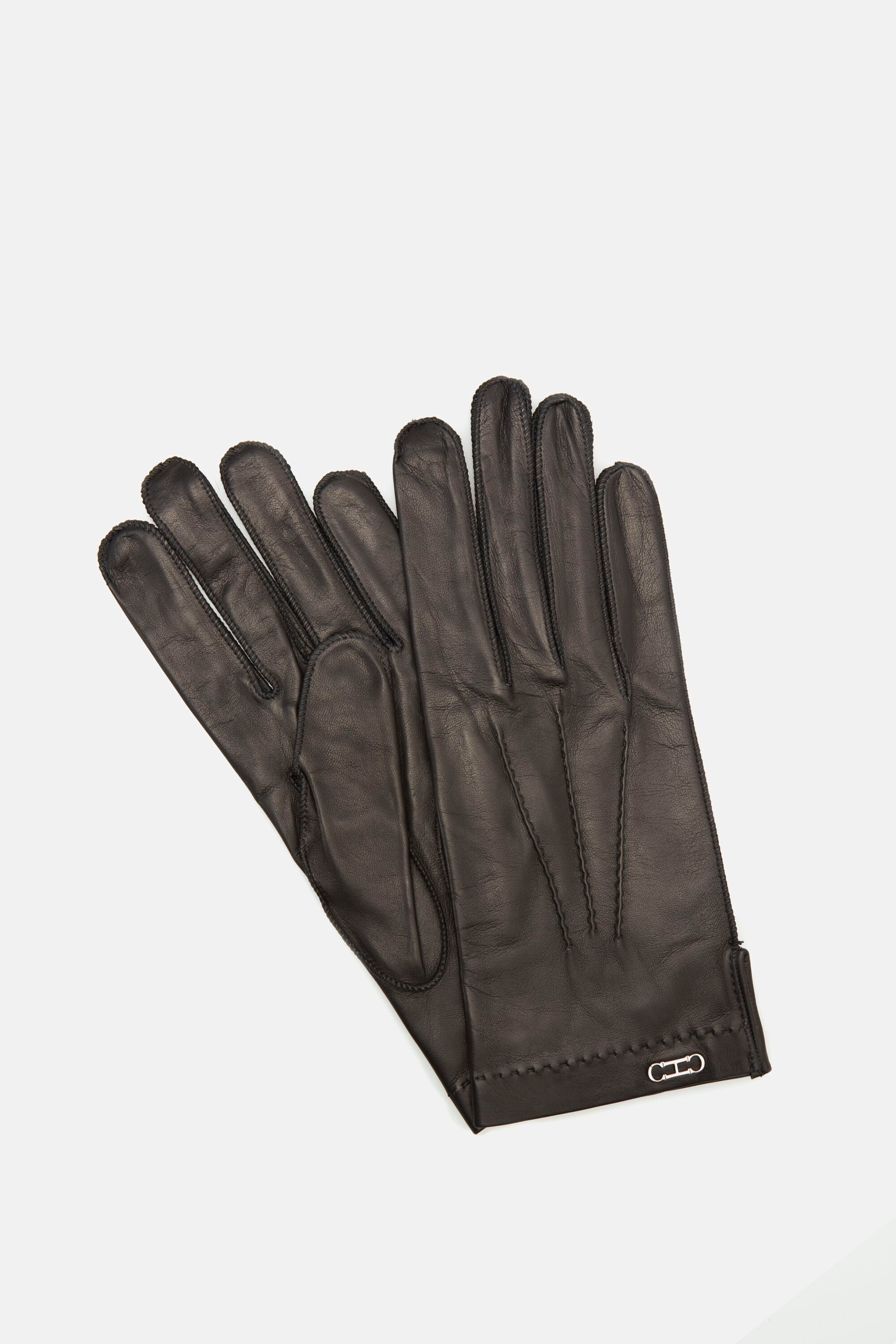 Initials Insignia leather gloves black - CH Carolina Herrera United States