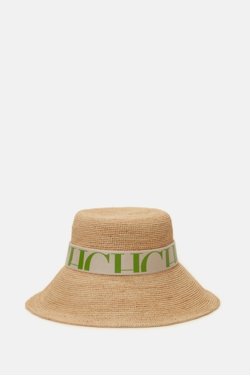 RAFFIA BUCKET HAT