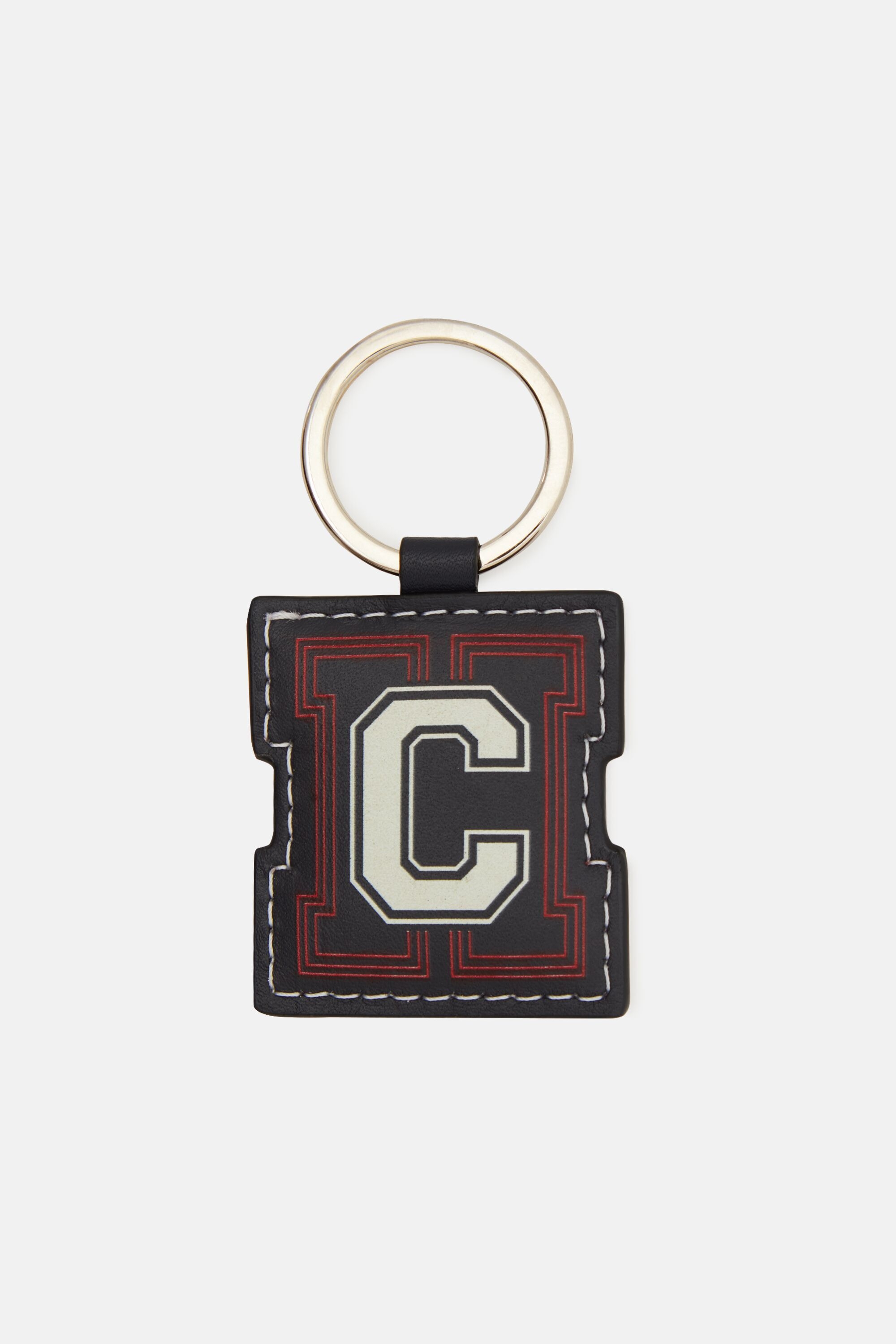 CH Varsity leather keychain