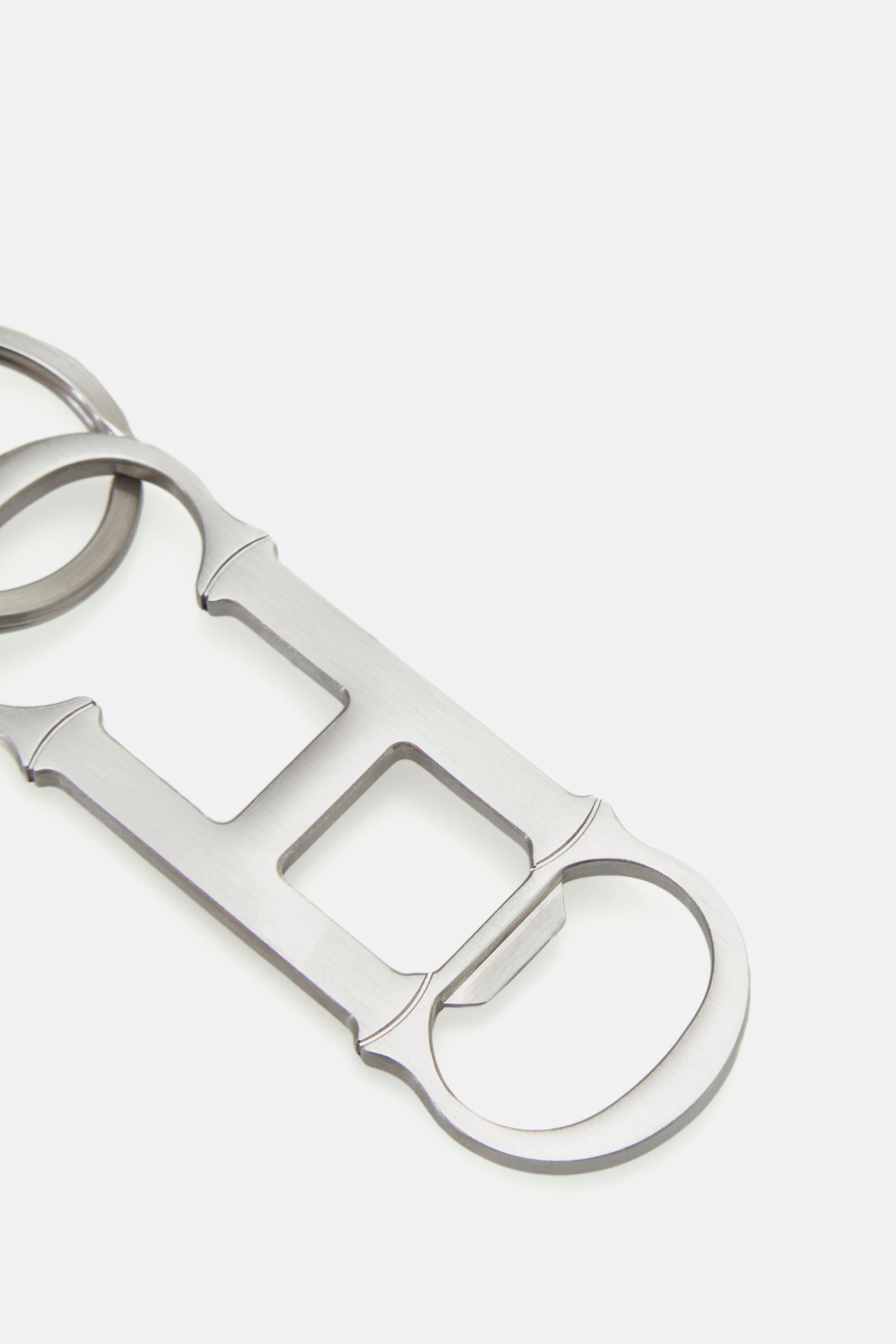 Initials Insignia  Bottle opener keychain silver - CH Carolina