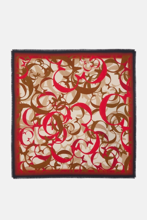 ROSETTA INSIGNIA 90 SILK SCARF