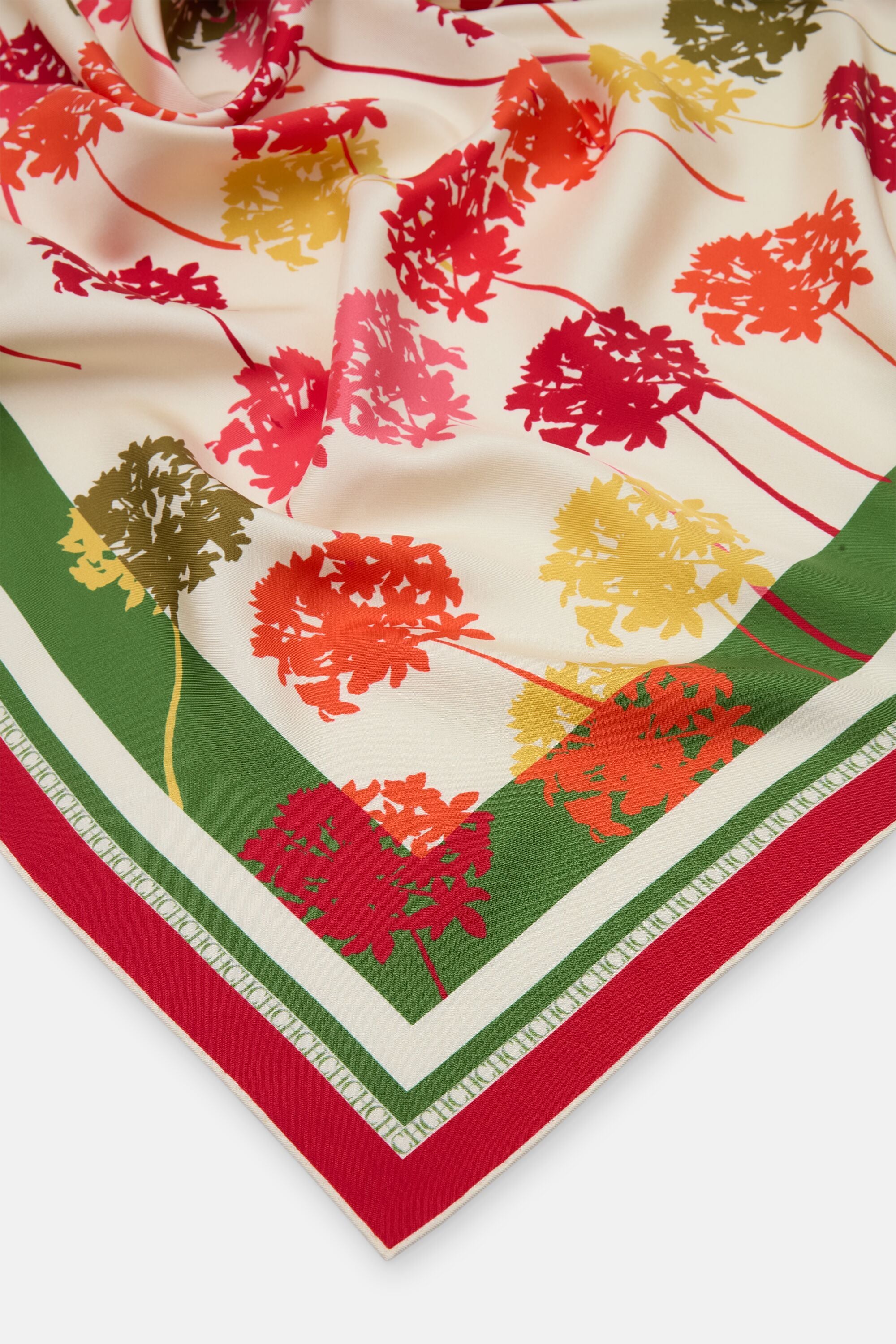 Jasmine Biznaga 90 Silk Scarf multicolor - CH Carolina Herrera