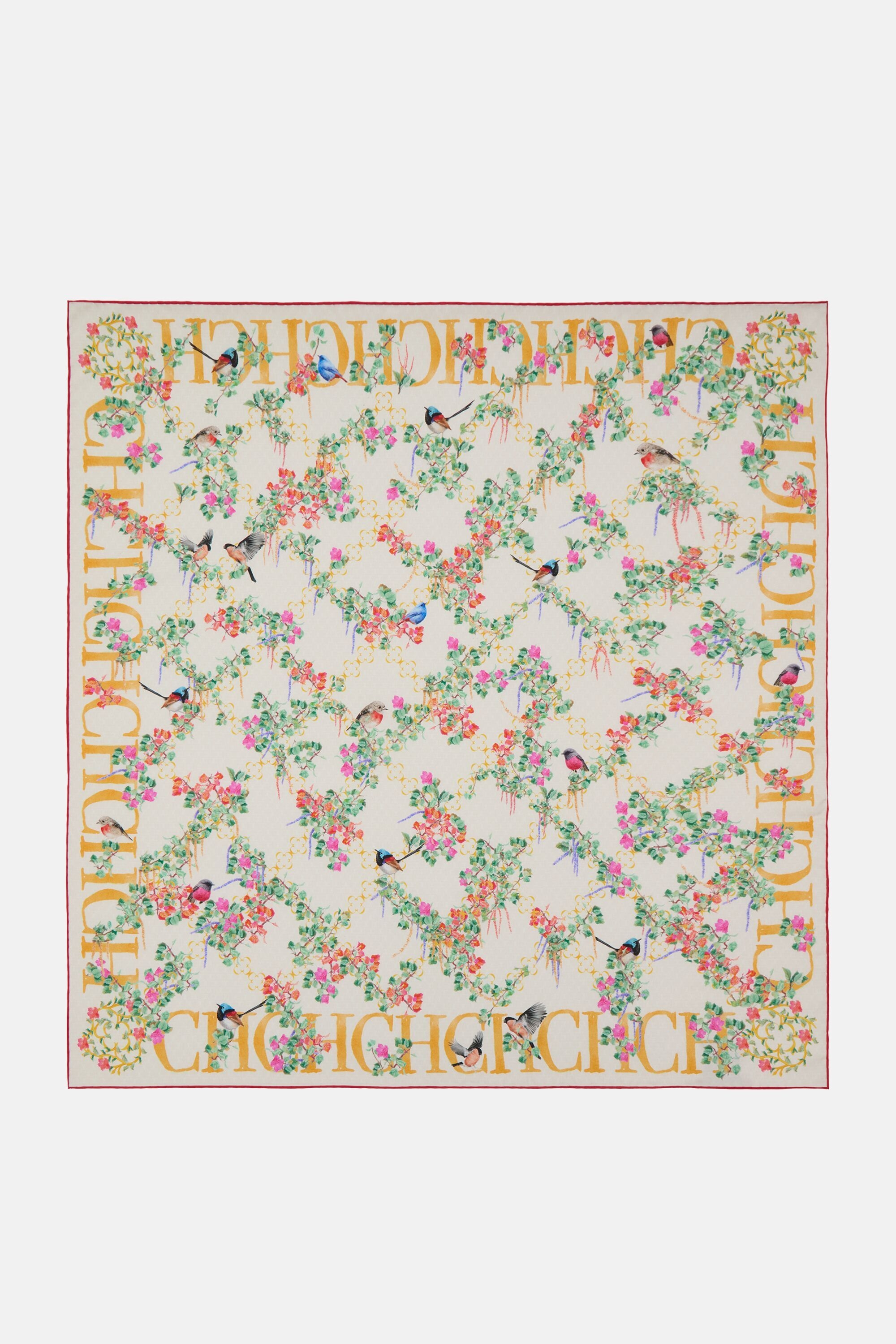 Rosetta Insignia Ivy 90 Silk Scarf