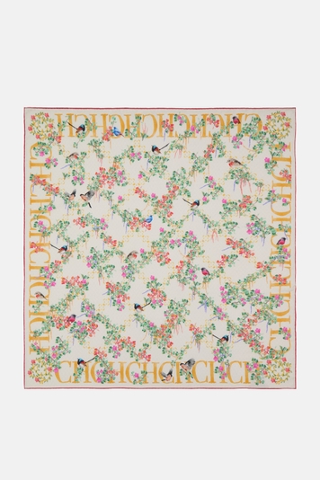 Rosetta Insignia Ivy 90 Silk Scarf