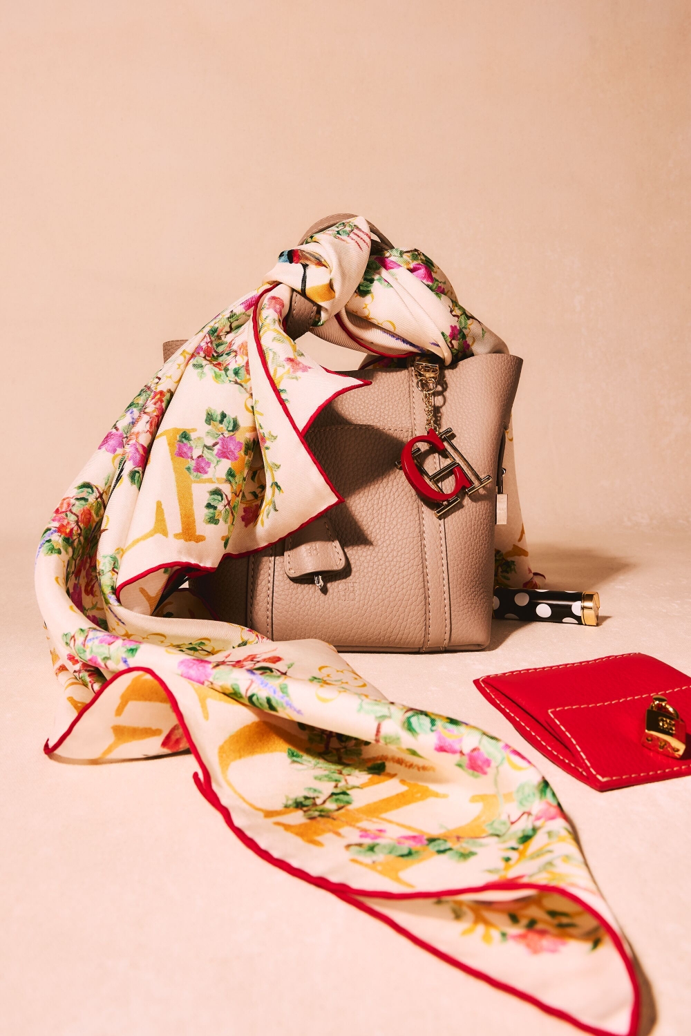 ROSETTA INSIGNIA IVY 90 SILK SCARF