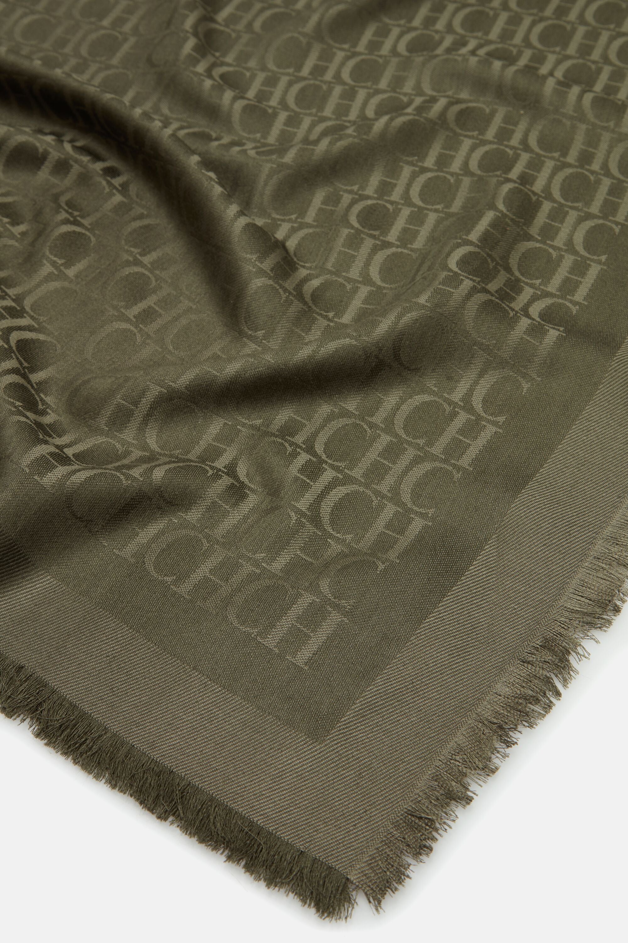 CH Initials140 shawl camel - CH Carolina Herrera France