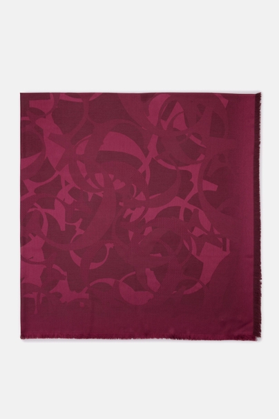 Rosetta Insignia 140 Shawl - BURGUNDY