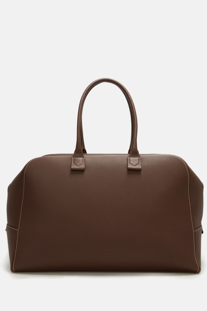 Blasón Weekend | Large shoulder bag - COFFEE