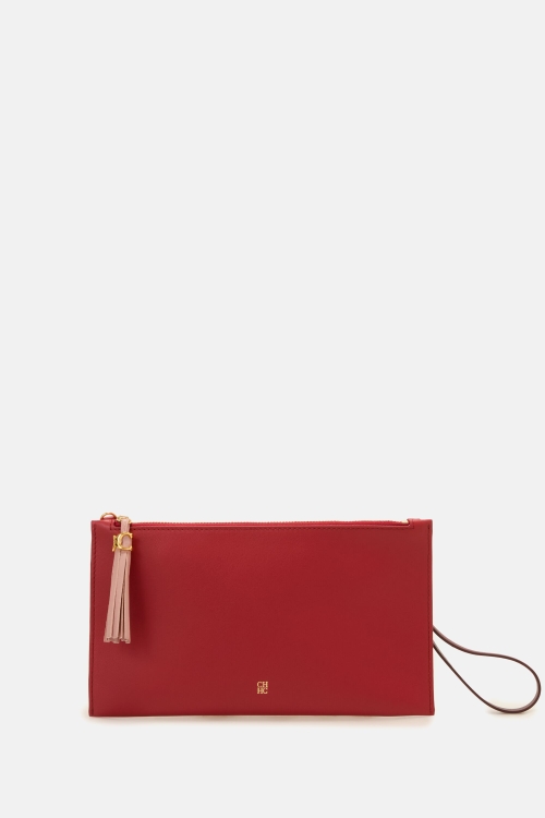 INITIALS INSIGNIA POMPÓN | HAND POUCH