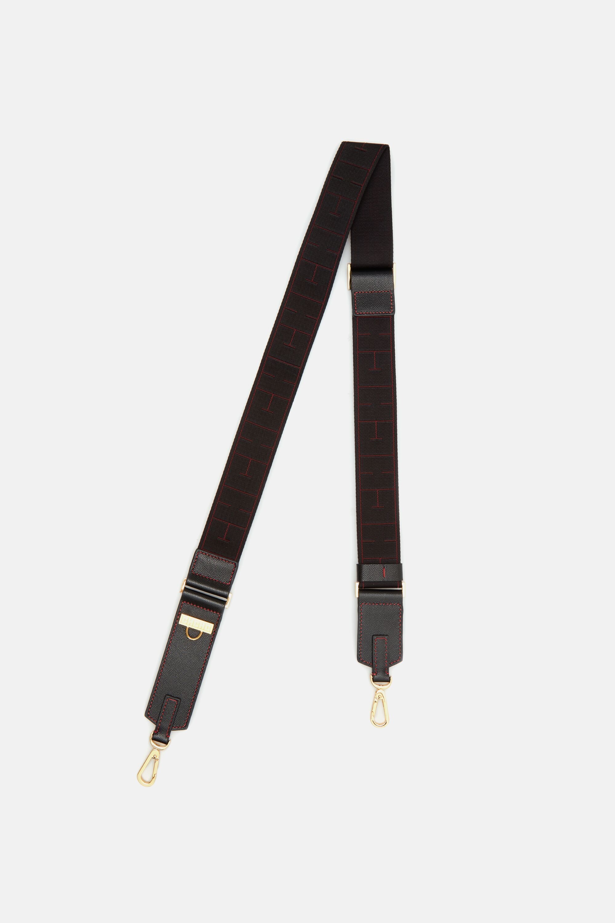 Bimba  Adjustable leather crossbody strap