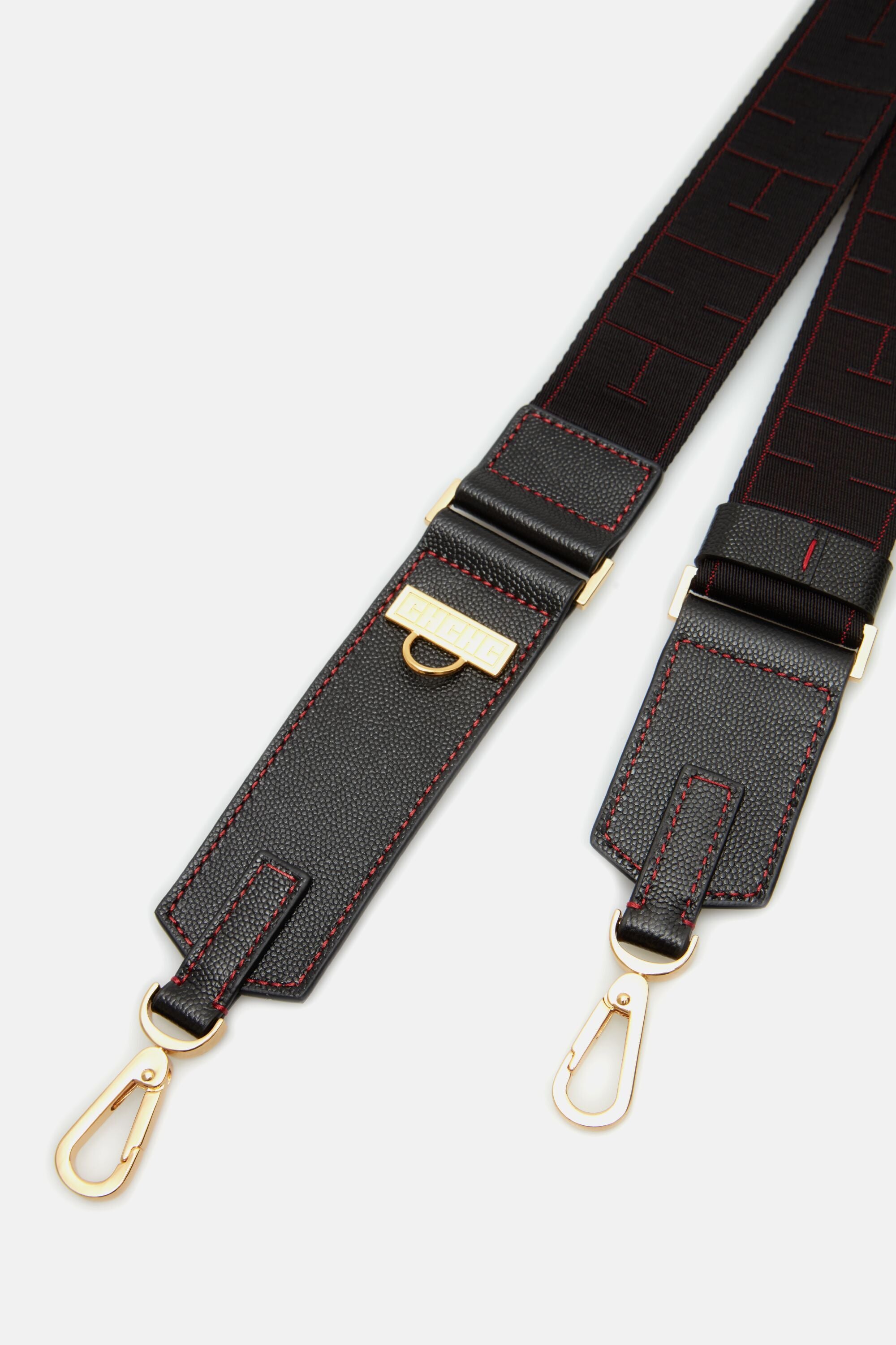 Bimba  Adjustable leather crossbody strap black - CH Carolina Herrera  United States
