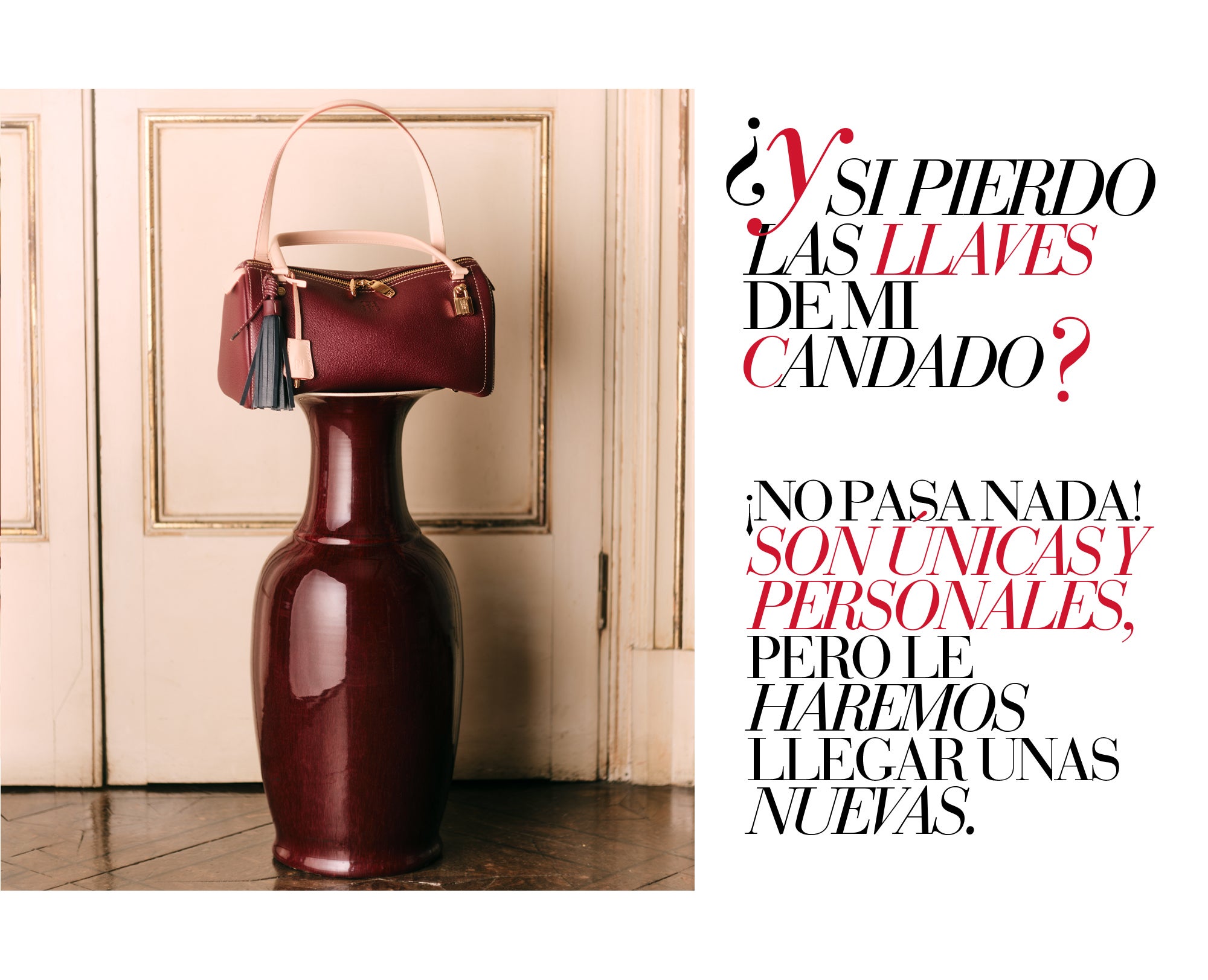 ¿Y SI PIERDO LAS LLAVES DE MI CANDADO? ¡NO PASA NADA! SON ÚNICAS Y PERSONALES, PERO LE HAREMOS LLEGAR UNAS NUEVAS.